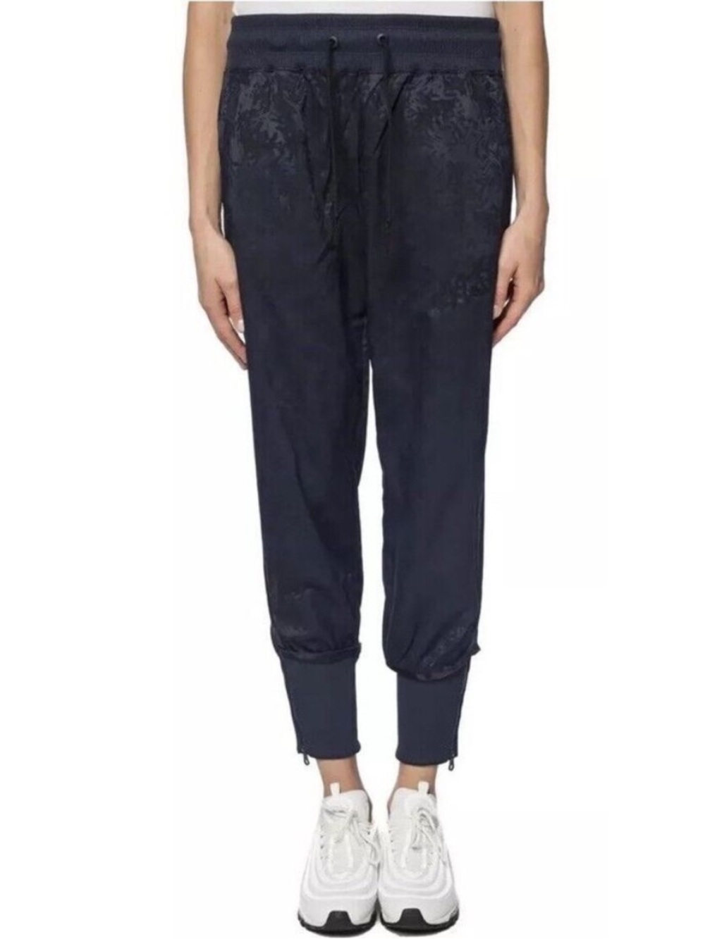 NSW Nike Sportswear Black/Obsidian Blue Track Pants Small